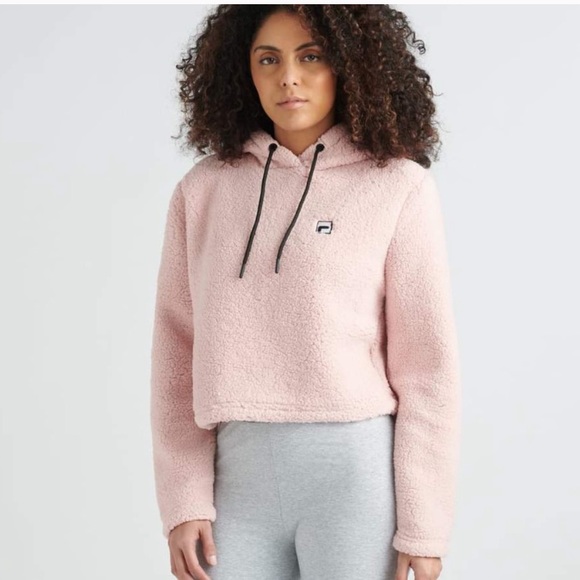 sherpa fila hoodie